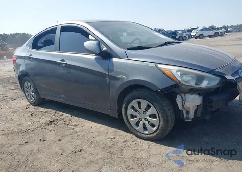 2016 Hyundai Accent Se из США, поврежденный, VIN KMHCT4AEXGU035925